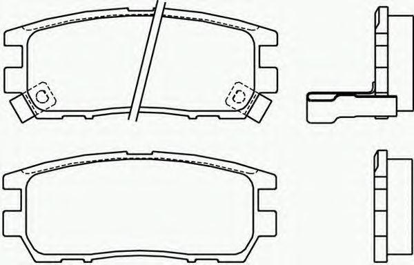 Тормозные колодки TEXTAR 2184002