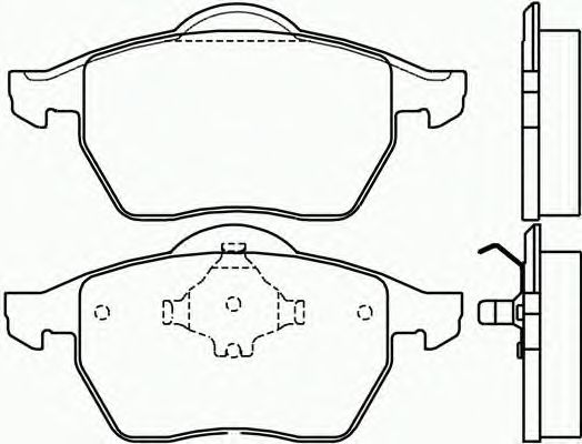 Тормозные колодки TEXTAR 2184802
