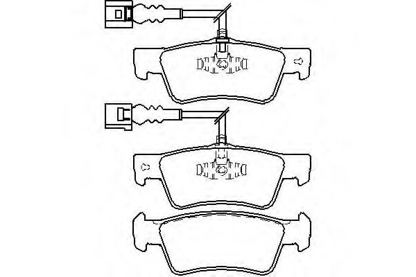 Тормозные колодки TEXTAR 2436701