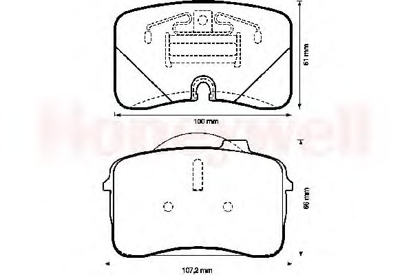 Тормозные колодки JURID 571562J-AS