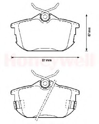 Тормозные колодки JURID 571941J