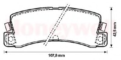 Тормозные колодки JURID 572188J