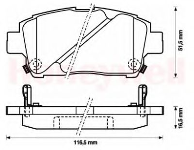 Тормозные колодки JURID 572405J