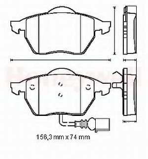 Тормозные колодки JURID 571984J