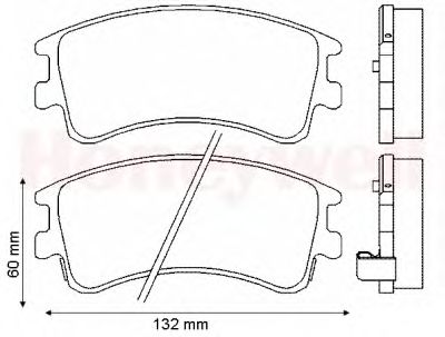 Тормозные колодки JURID 572482J