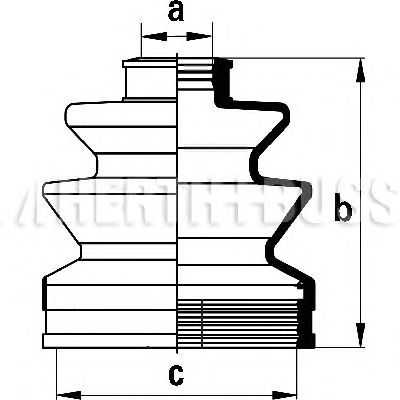 Комплект пыльника ШРУСа HERTH+BUSS JAKOPARTS J2880507