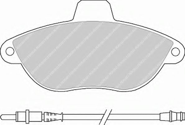 Тормозные колодки FERODO FSL1002 SL
