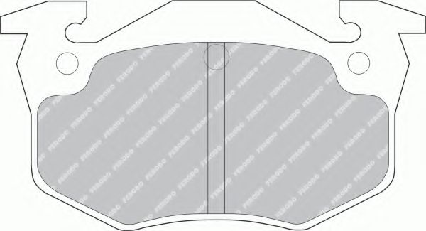 Тормозные колодки FERODO FDB558