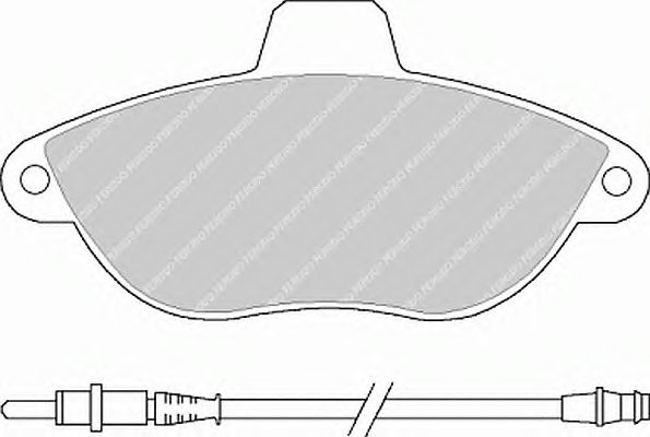 Тормозные колодки FERODO FVR1002