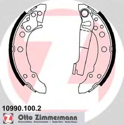 Тормозные колодки ZIMMERMANN 10990.100.2