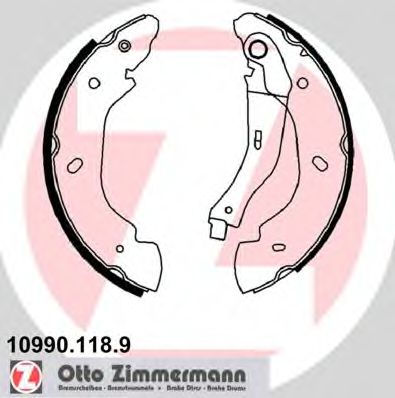 Тормозные колодки ZIMMERMANN 10990.118.9