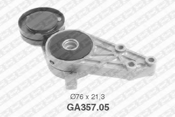 Натяжной ролик поликлинового ремня SNR GA357.05