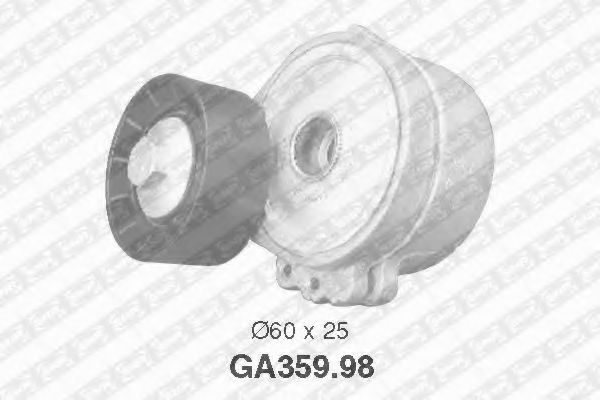 Натяжной ролик поликлинового ремня SNR GA359.98