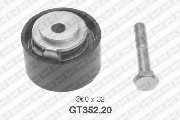 Натяжной ролик ремня ГРМ SNR GT352.20