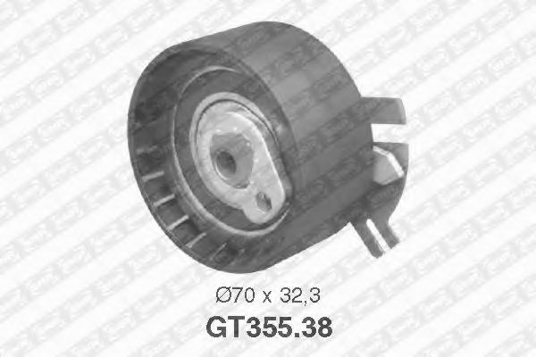 Натяжной ролик ремня ГРМ SNR GT355.38