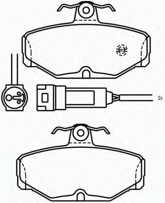 Тормозные колодки PAGID T5076