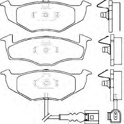 Тормозные колодки PAGID T1287