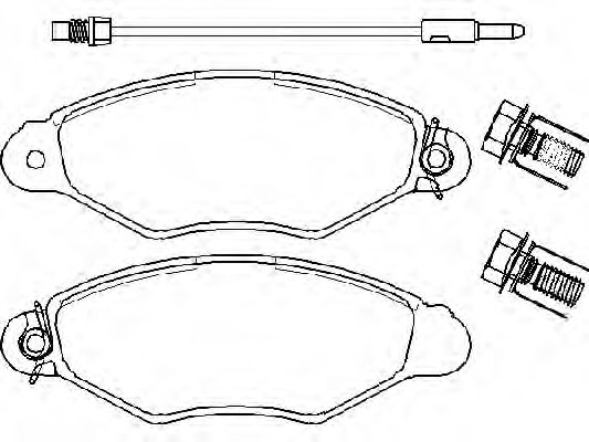 Тормозные колодки PAGID T9070