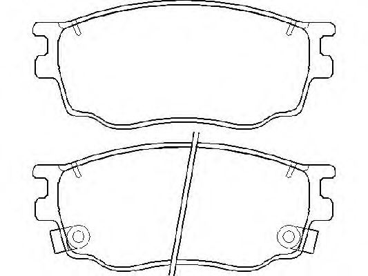 Тормозные колодки PAGID T1526