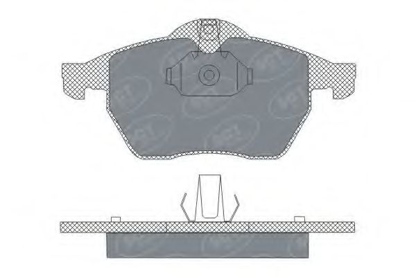 Гальмівні колодки SCT Germany SP 303