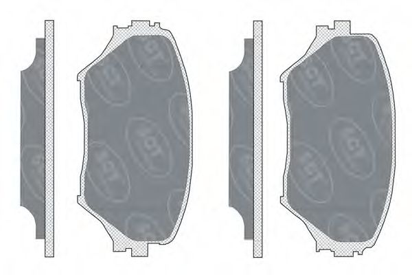 Тормозные колодки SCT SP 308