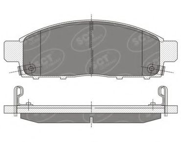 Тормозные колодки SCT SP 333