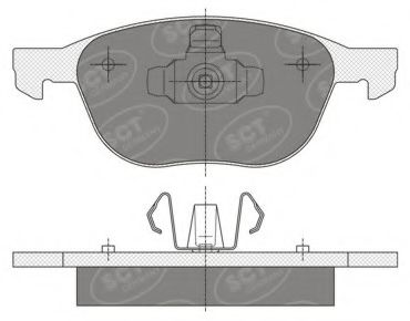 Тормозные колодки SCT SP 358