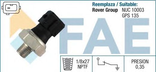 Датчик давления масла FAE 12470