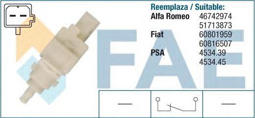 Выключатель фонаря сигнала торможения FAE 24411