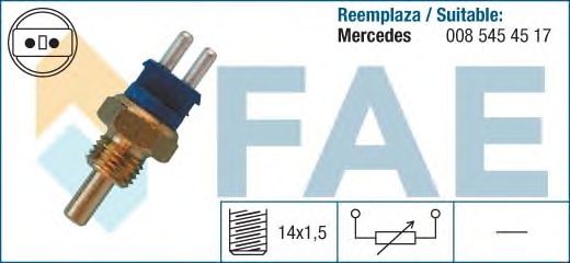 Датчик температуры охлаждающей жидкости FAE 32580