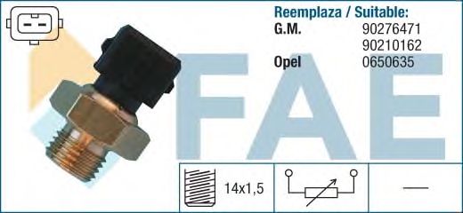 Датчик FAE 33560 (температура масла и охлаждающей жидкости)