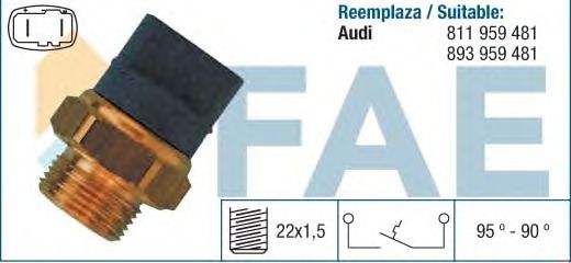 Датчик включения вентилятора FAE 36370
