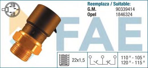 Датчик включения вентилятора FAE 38225