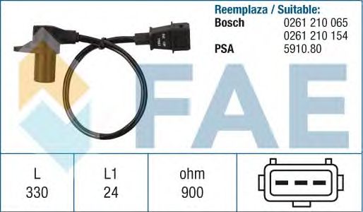 Датчик импульсов FAE 79051 (датчик частоты вращения)