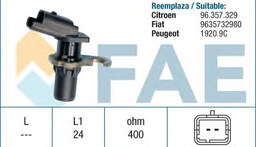 Датчик импульсов FAE 79114 (датчик частоты вращения)