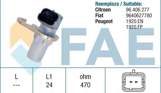 Датчик импульсов FAE 79117 (датчик частоты вращения)
