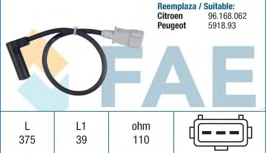 Датчик импульсов FAE 79152 (датчик частоты вращения)