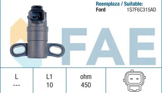 Датчик положения коленвала, распредвала FAE 79161