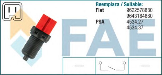 Выключатель фонаря сигнала торможения FAE 24885