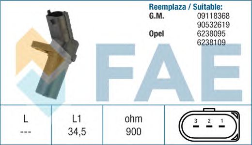 Датчик импульсов FAE 79093 (датчик частоты вращения)