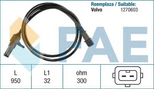 Датчик положения коленвала, распредвала FAE 79122