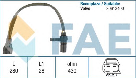 Датчик импульсов FAE 79123 (датчик частоты вращения)