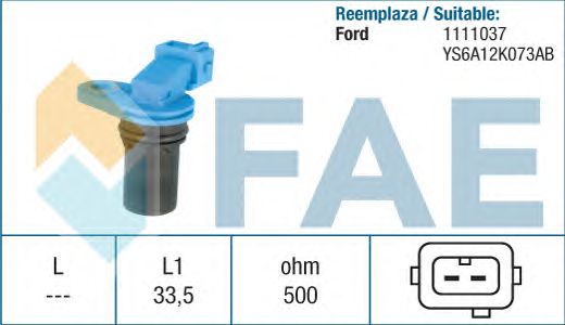 Датчик частоты вращения, управление двигателем FAE 79133