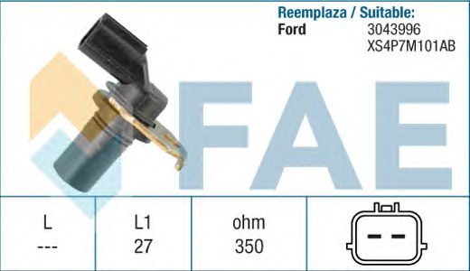 Датчик частоты вращения, управление двигателем FAE 79136