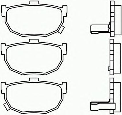 Тормозные колодки TEXTAR 2155301
