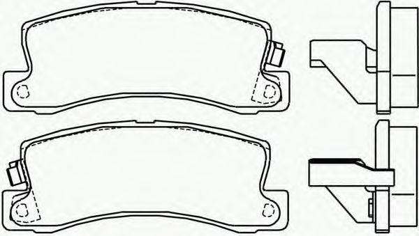 Тормозные колодки TEXTAR 2183301