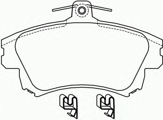 Тормозные колодки TEXTAR 2198304