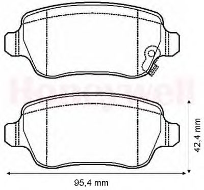 Тормозные колодки JURID 573122J