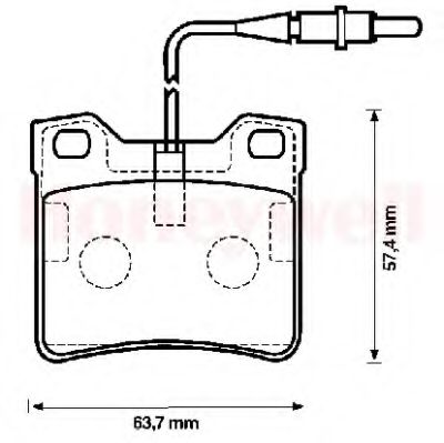Тормозные колодки JURID 571845J