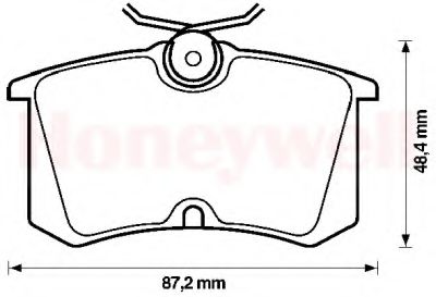 Тормозные колодки JURID 571906D